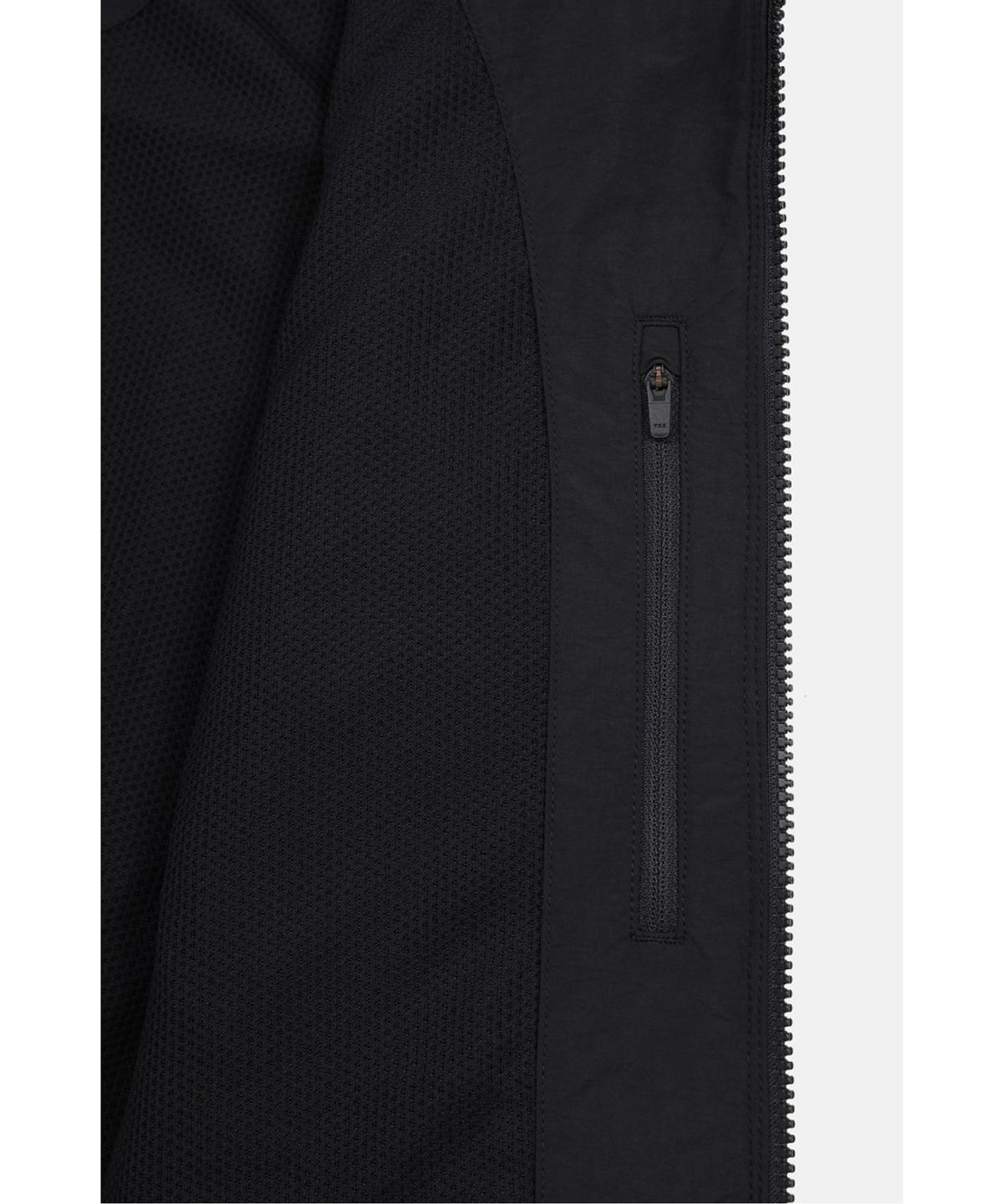 코오롱스포츠(KOLON SPORT) 여성 메쉬 크롭 후드 재킷 TVJJA26402BLK