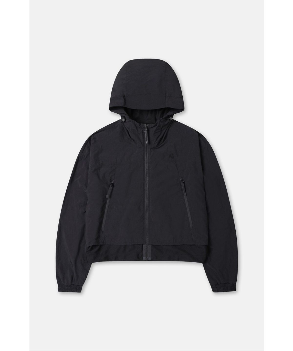 코오롱스포츠(KOLON SPORT) 여성 메쉬 크롭 후드 재킷 TVJJA26402BLK
