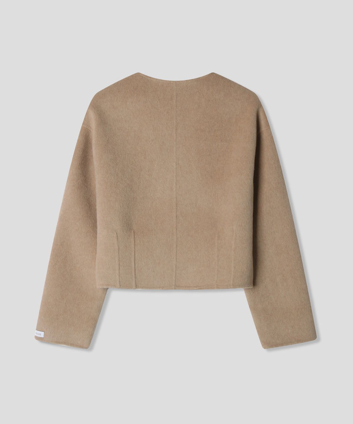 스르비(SELEVER) Wool Cropped Hand-made Jacket_4 Color