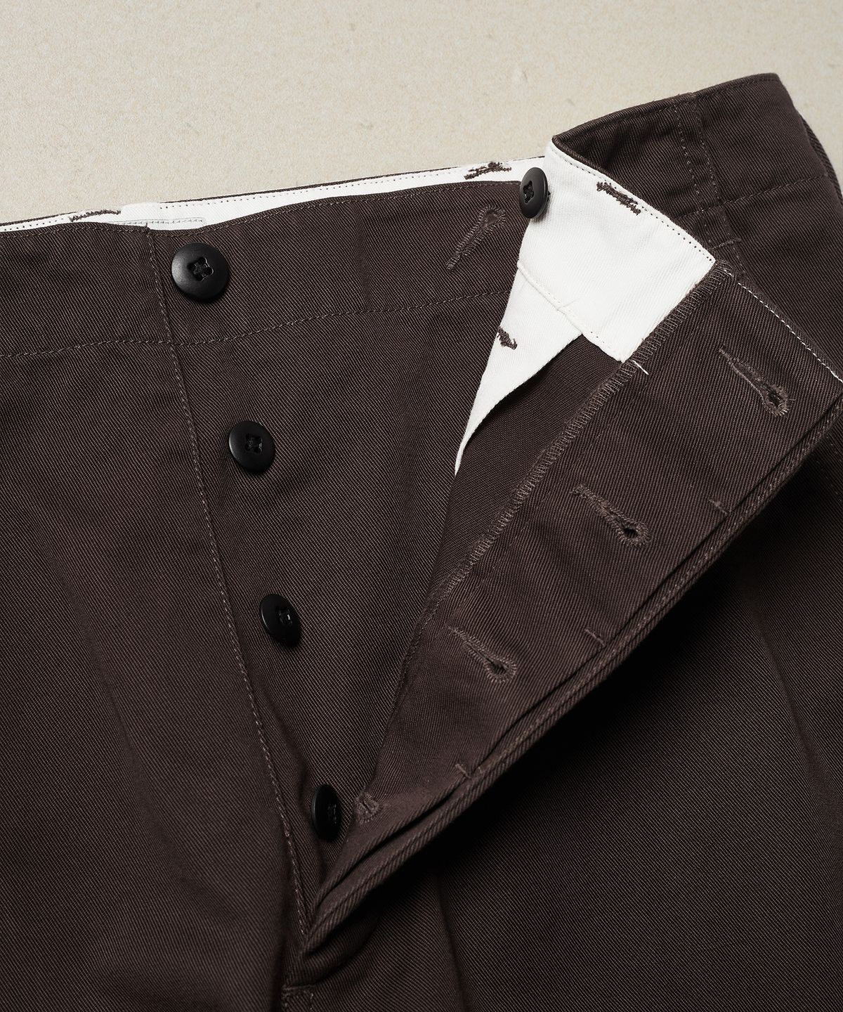 에스파이(ESFAI) OFFICER SERVICE PANTS (BROWN)