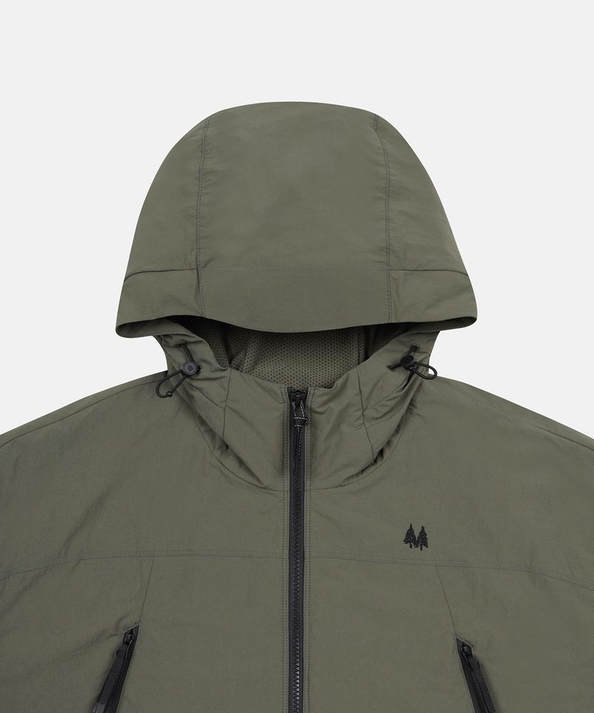 코오롱스포츠(KOLON SPORT) 여성 메쉬 크롭 후드 재킷 TVJJA26402DKH