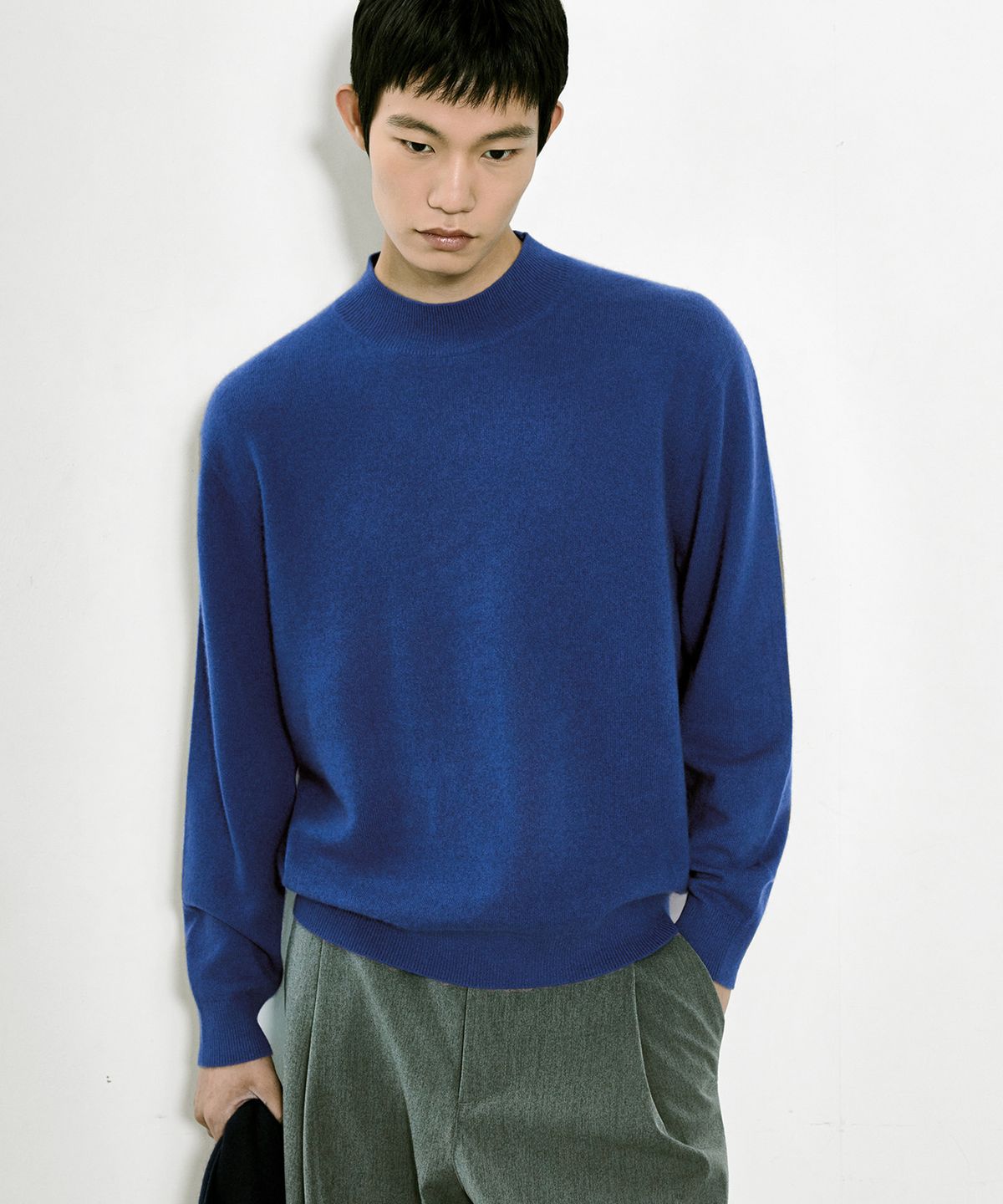 더니트컴퍼니(THEKNITCOMPANY) 파인 캐시미어 100 모크넥 10color