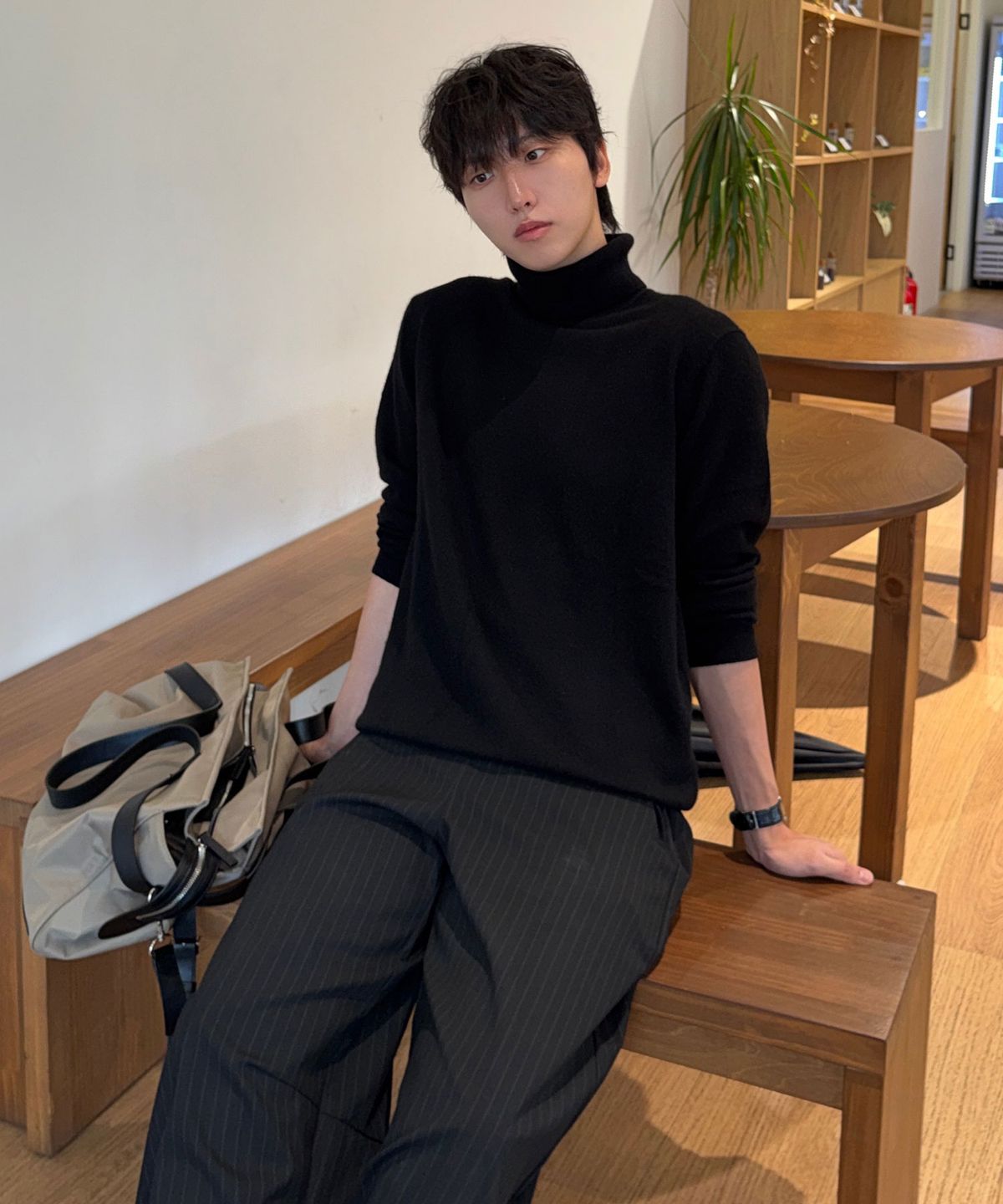 더니트컴퍼니(THEKNITCOMPANY) 파인 캐시미어 100 터틀넥 8color