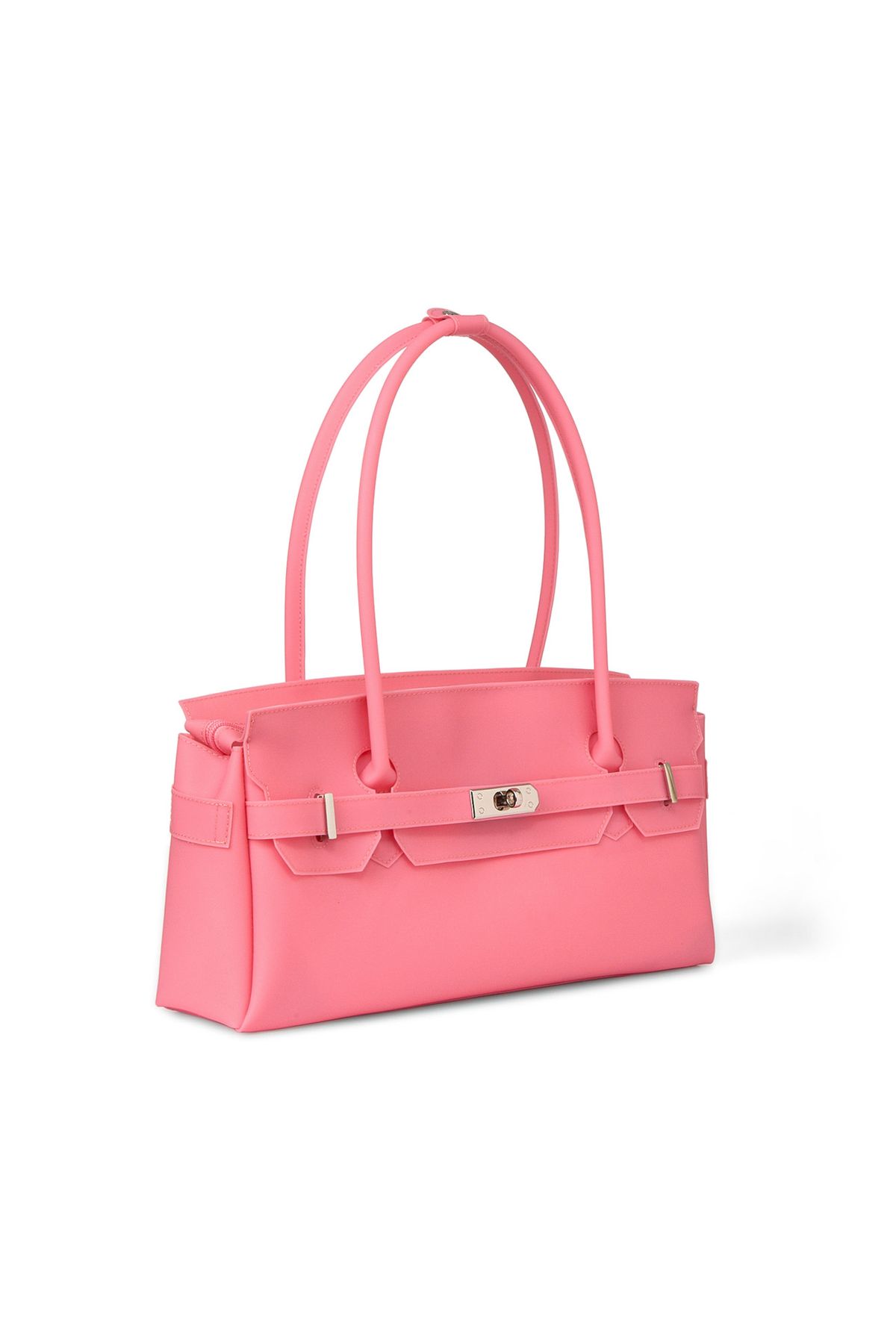 다이닛(DEINET) JELLY TWO-WAY BAG IN CORAL
