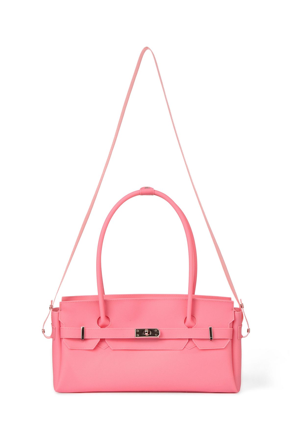 다이닛(DEINET) JELLY TWO-WAY BAG IN CORAL