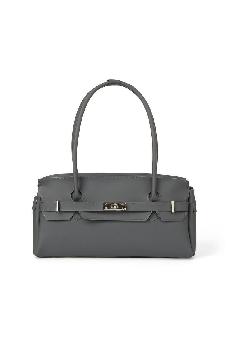 JELLY TWO-WAY BAG IN CHARCOAL