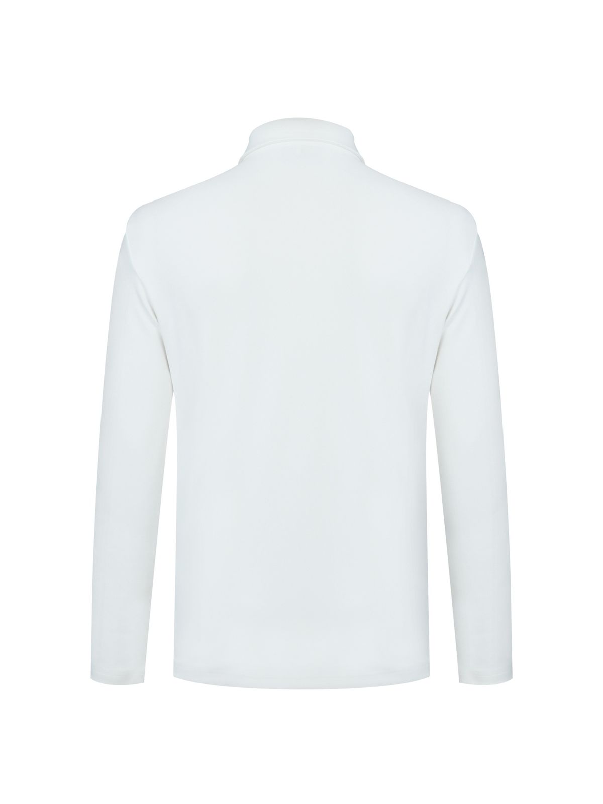 와이드앵글(WIDEANGLE) CO 조직 믹스 솔리드 카라 티셔츠 M_Off White