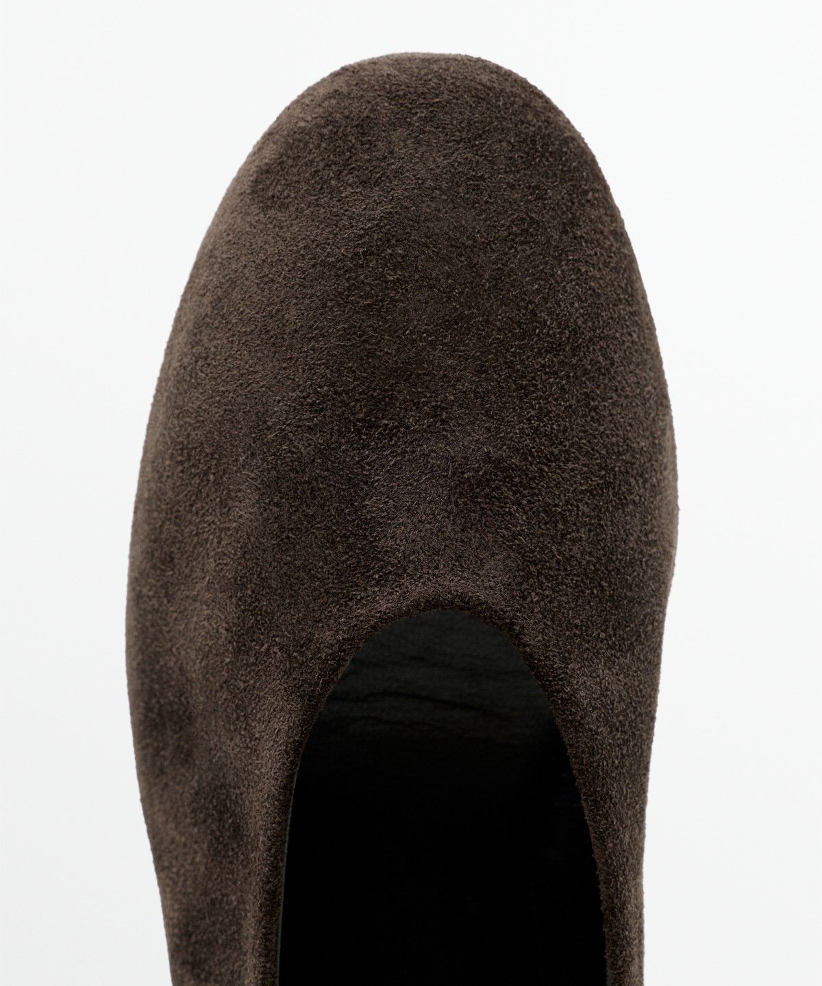 마시모두띠(MASSIMO DUTTI) 스플릿 스웨이드 가죽 힐 슈즈
