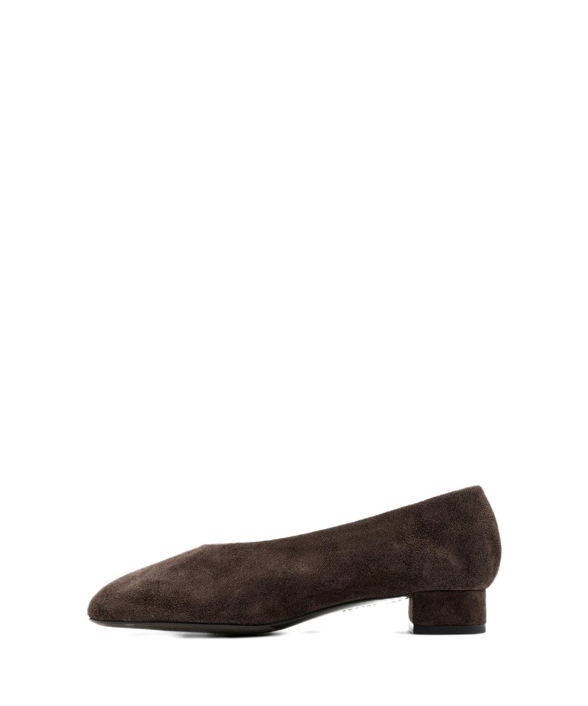 마시모두띠(MASSIMO DUTTI) 스플릿 스웨이드 가죽 힐 슈즈