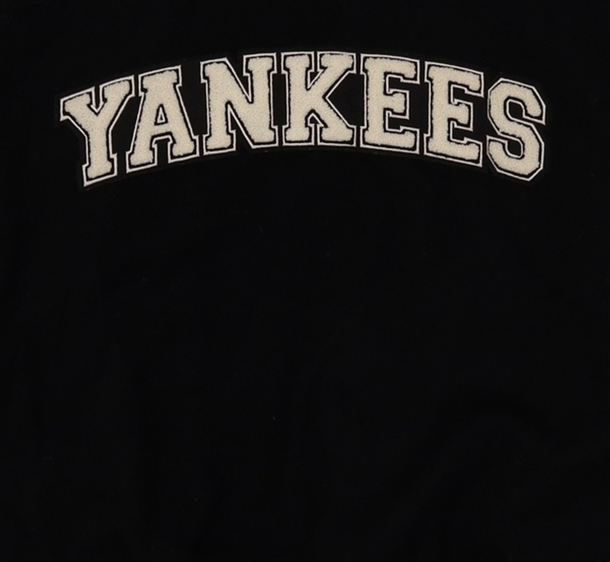 엠엘비(MLB) 울 베이직 소매배색 바시티자켓 NY (L.Black) M