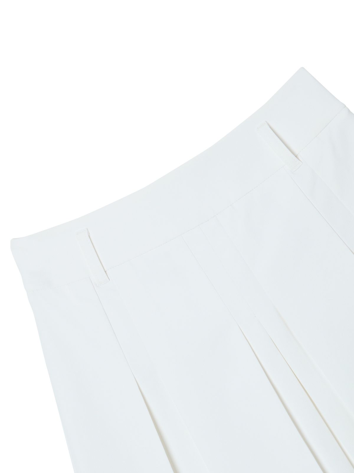 와이드앵글(WIDEANGLE) CO 베이직 플리츠 큐롯 L_Off White