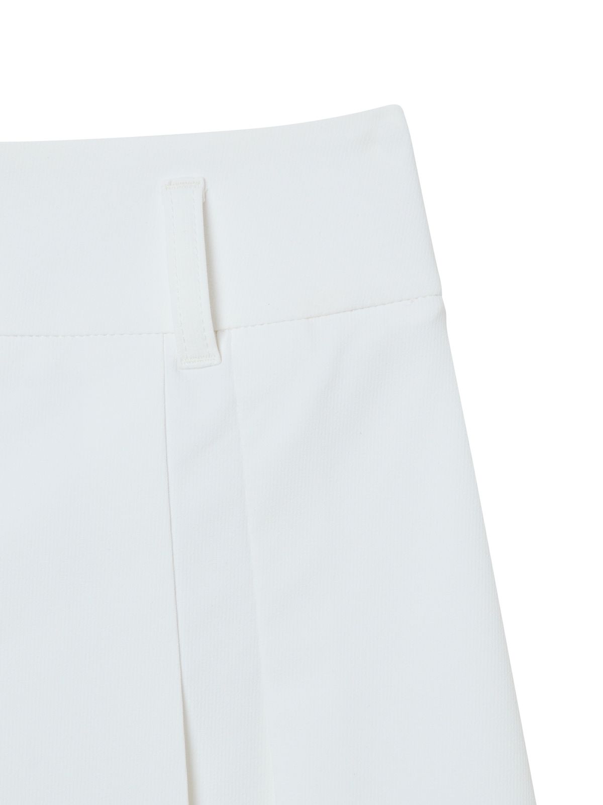 와이드앵글(WIDEANGLE) CO 베이직 플리츠 큐롯 L_Off White