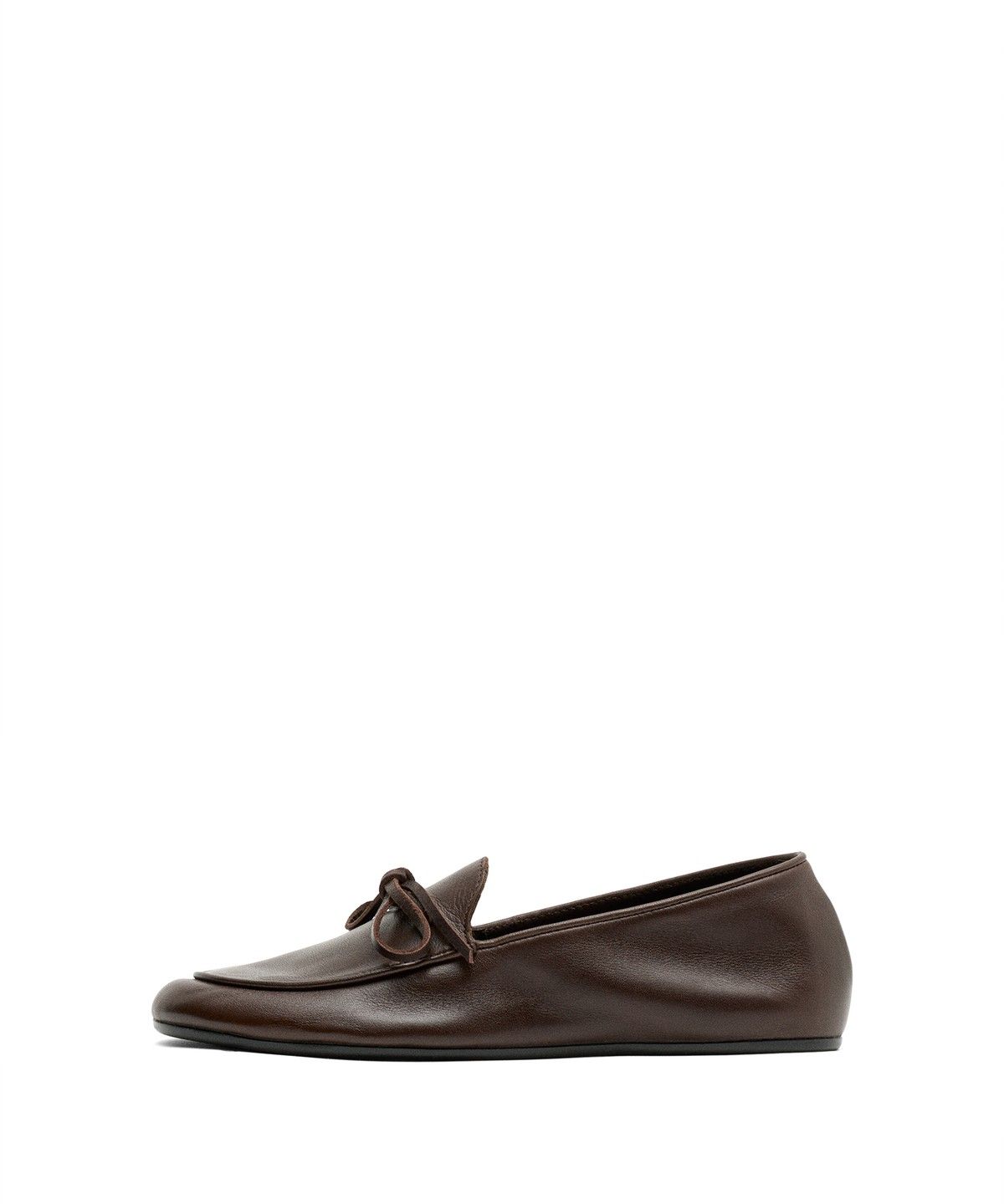 마시모두띠(MASSIMO DUTTI) 레더 리본 로퍼