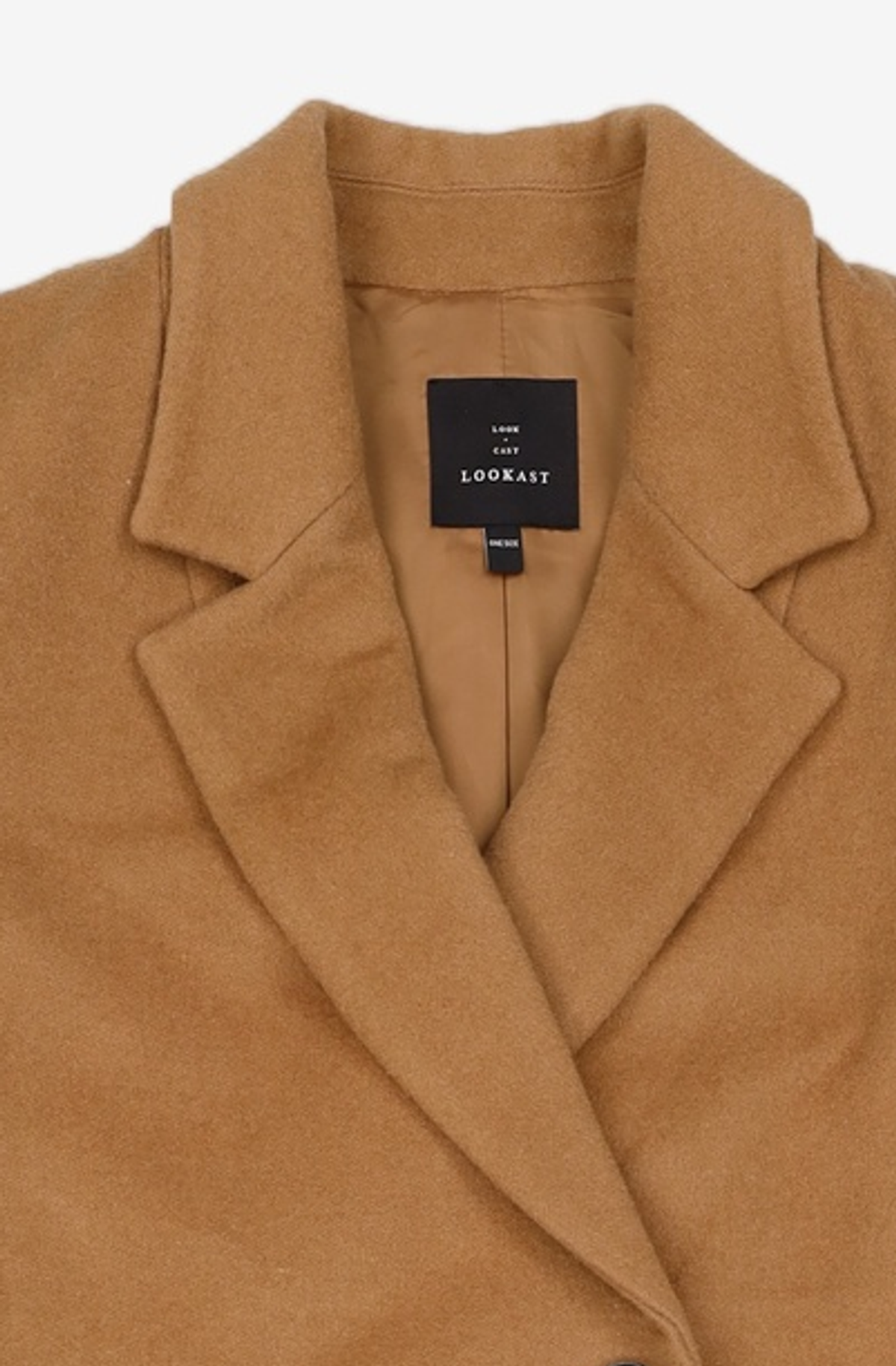 룩캐스트(LOOKAST) BEIGE SALLY CASHMERE COAT ONE