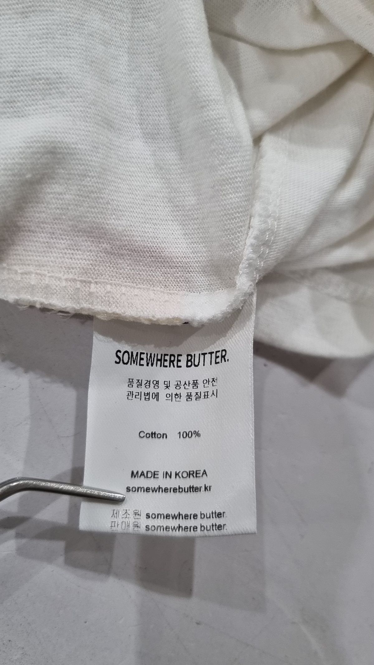 썸웨어버터(SOMEWHEREBUTTER) 반소매 티셔츠 XS