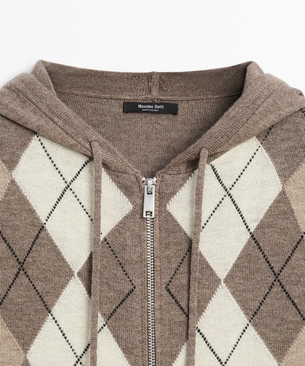마시모두띠(MASSIMO DUTTI) 후드 니트 지퍼 가디건
