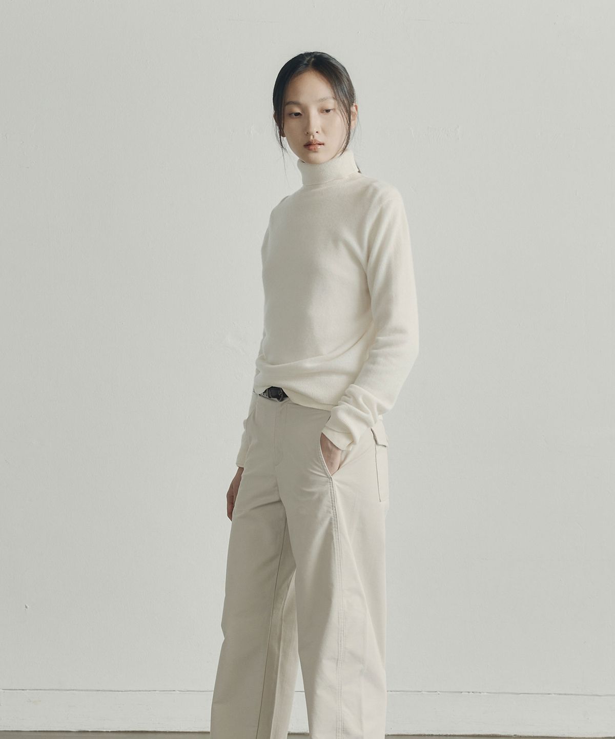 더니트컴퍼니(THEKNITCOMPANY) (우먼) 파인 캐시미어 100 터틀넥 8color