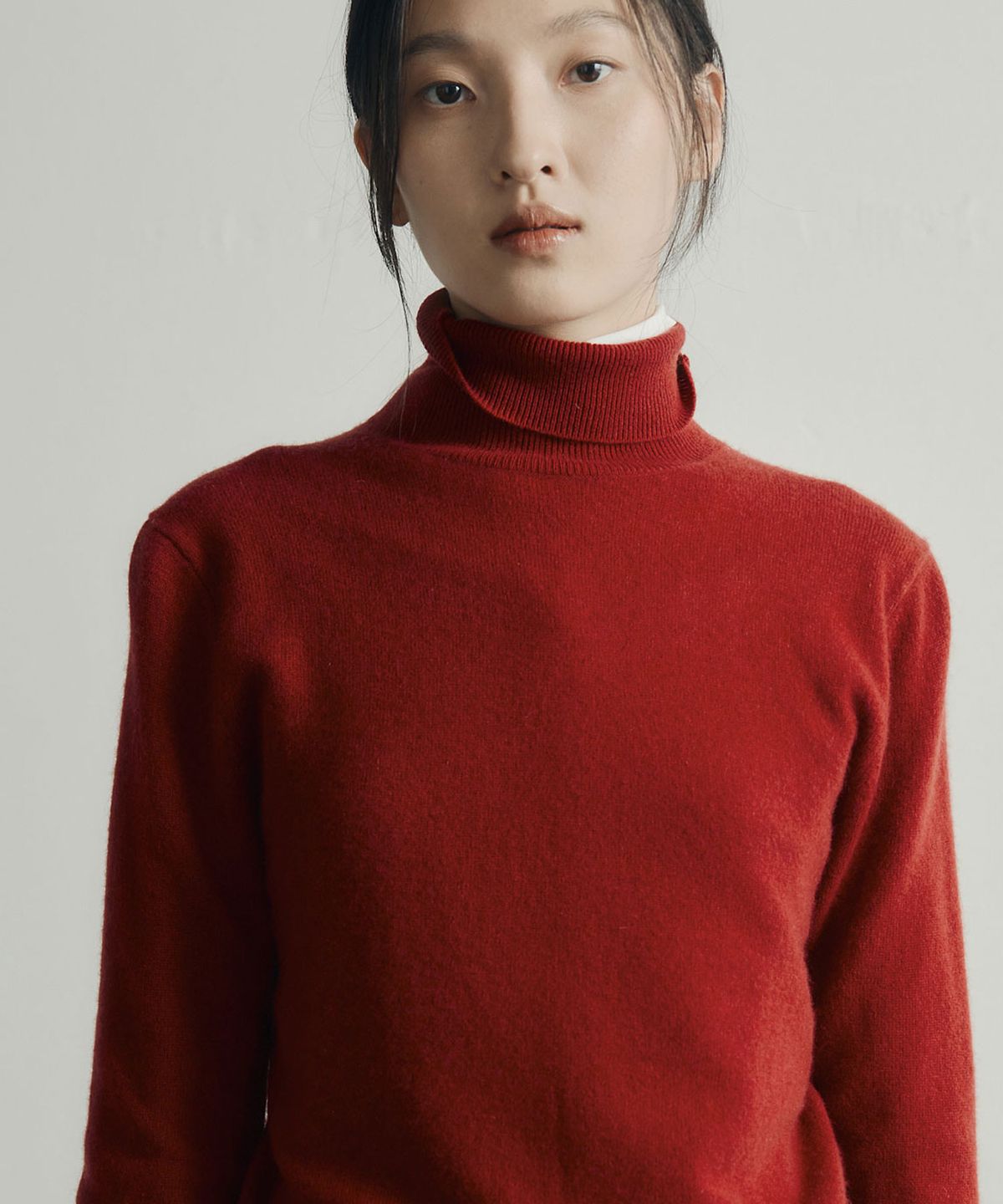 더니트컴퍼니(THEKNITCOMPANY) (우먼) 파인 캐시미어 100 터틀넥 8color
