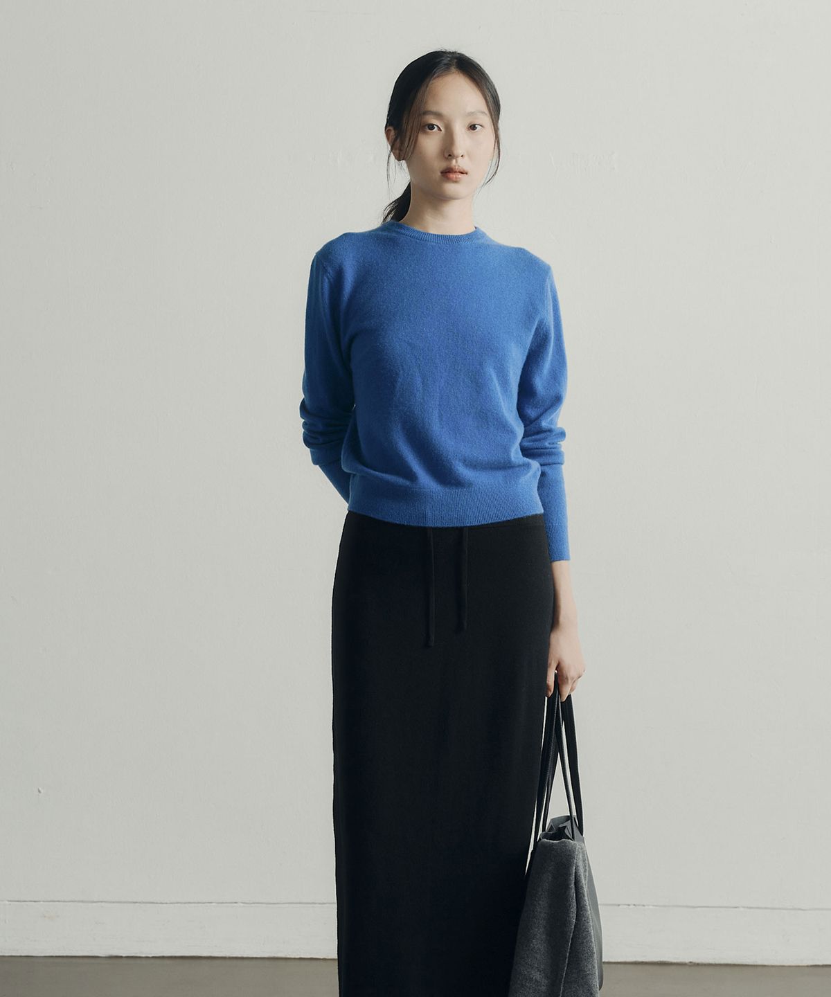 더니트컴퍼니(THEKNITCOMPANY) (우먼) 파인 캐시미어 100 크루넥 10color