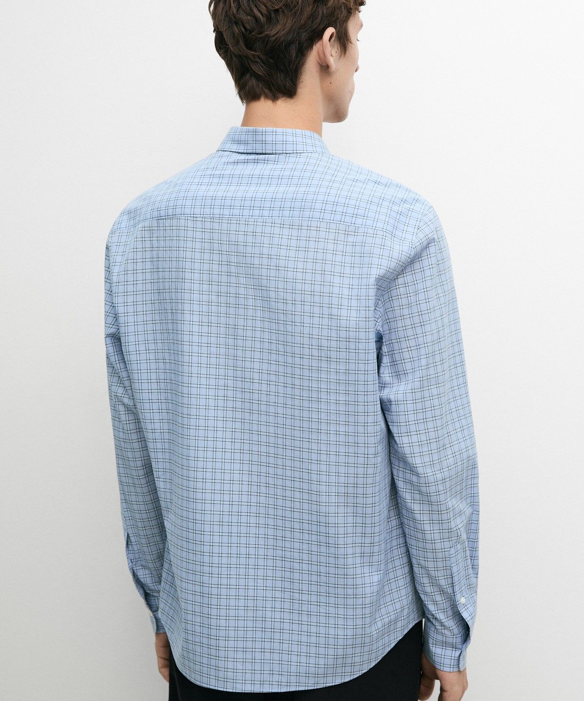 마시모두띠(MASSIMO DUTTI) 릴랙스 핏 체크 셔츠