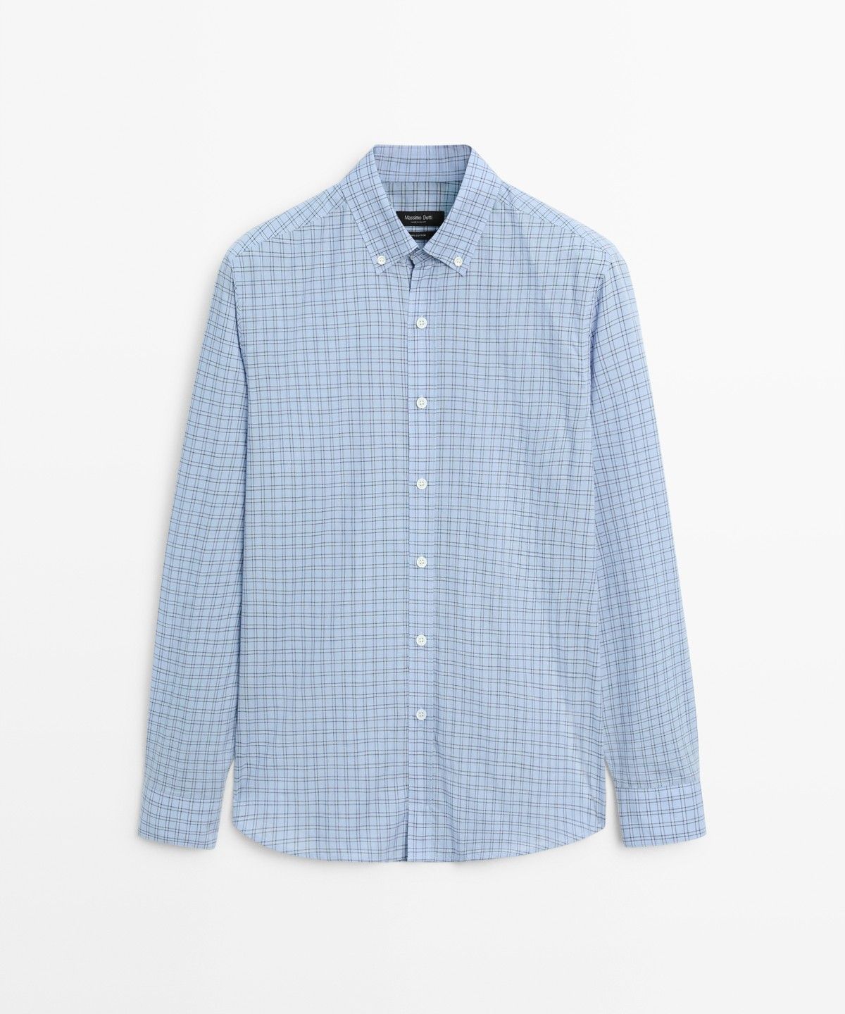 마시모두띠(MASSIMO DUTTI) 릴랙스 핏 체크 셔츠