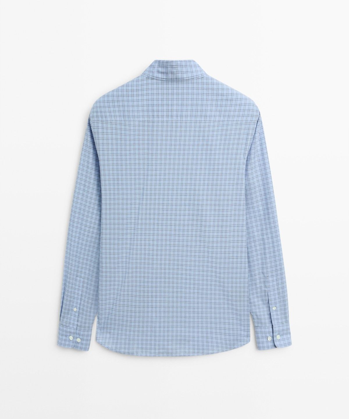 마시모두띠(MASSIMO DUTTI) 릴랙스 핏 체크 셔츠