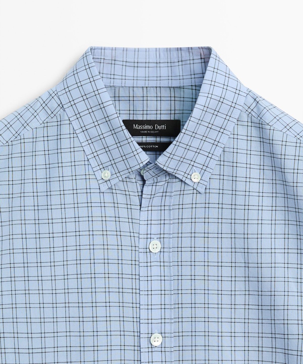 마시모두띠(MASSIMO DUTTI) 릴랙스 핏 체크 셔츠