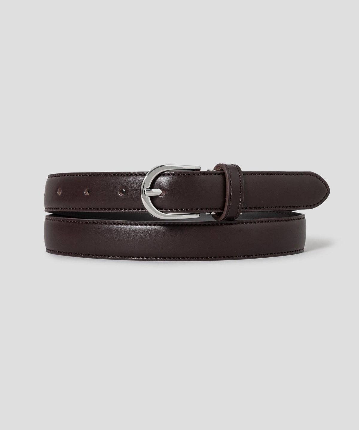 빈폴 액세서리(BEANPOLE ACCESSORY) 여성 캐주얼 버클 벨트 - 브라운