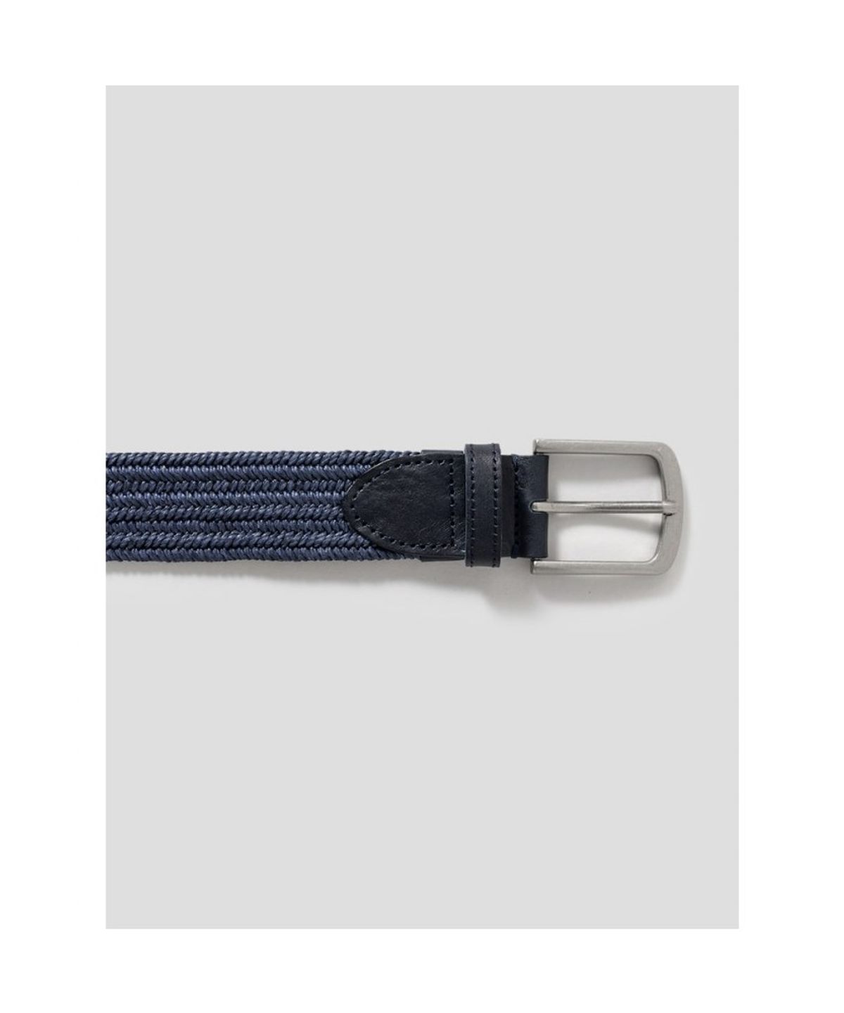 빈폴 액세서리(BEANPOLE ACCESSORY) 엘라스틱 캐주얼 버클 벨트 - 네이비
