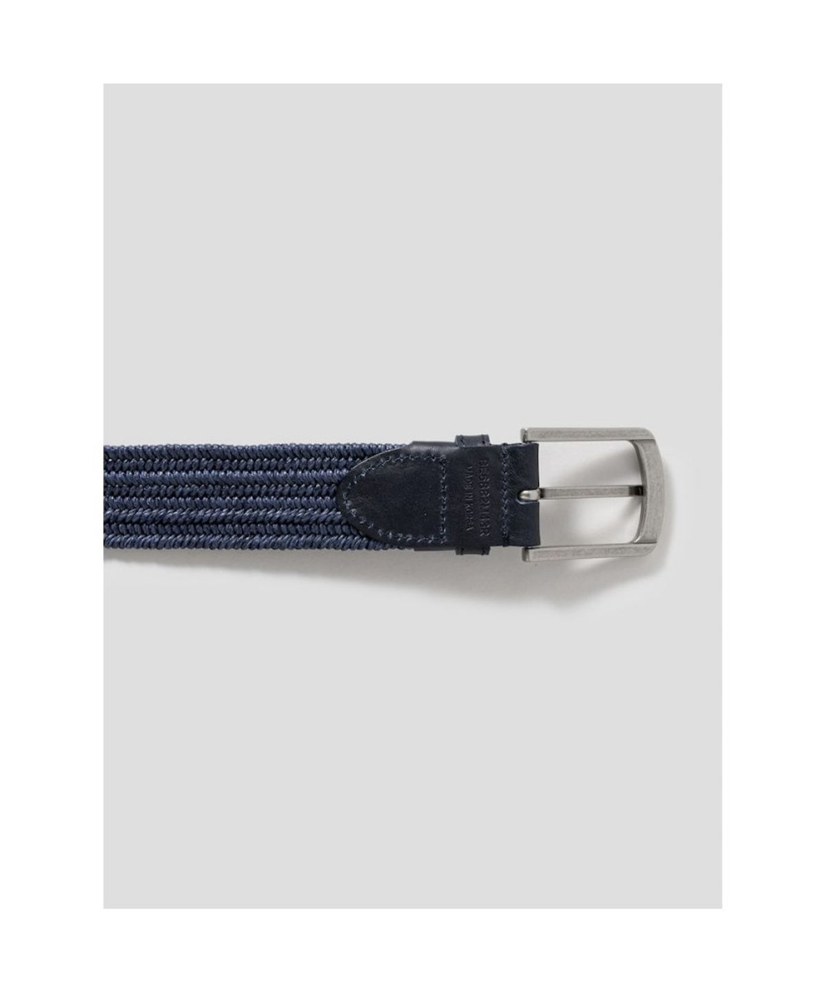 빈폴 액세서리(BEANPOLE ACCESSORY) 엘라스틱 캐주얼 버클 벨트 - 네이비