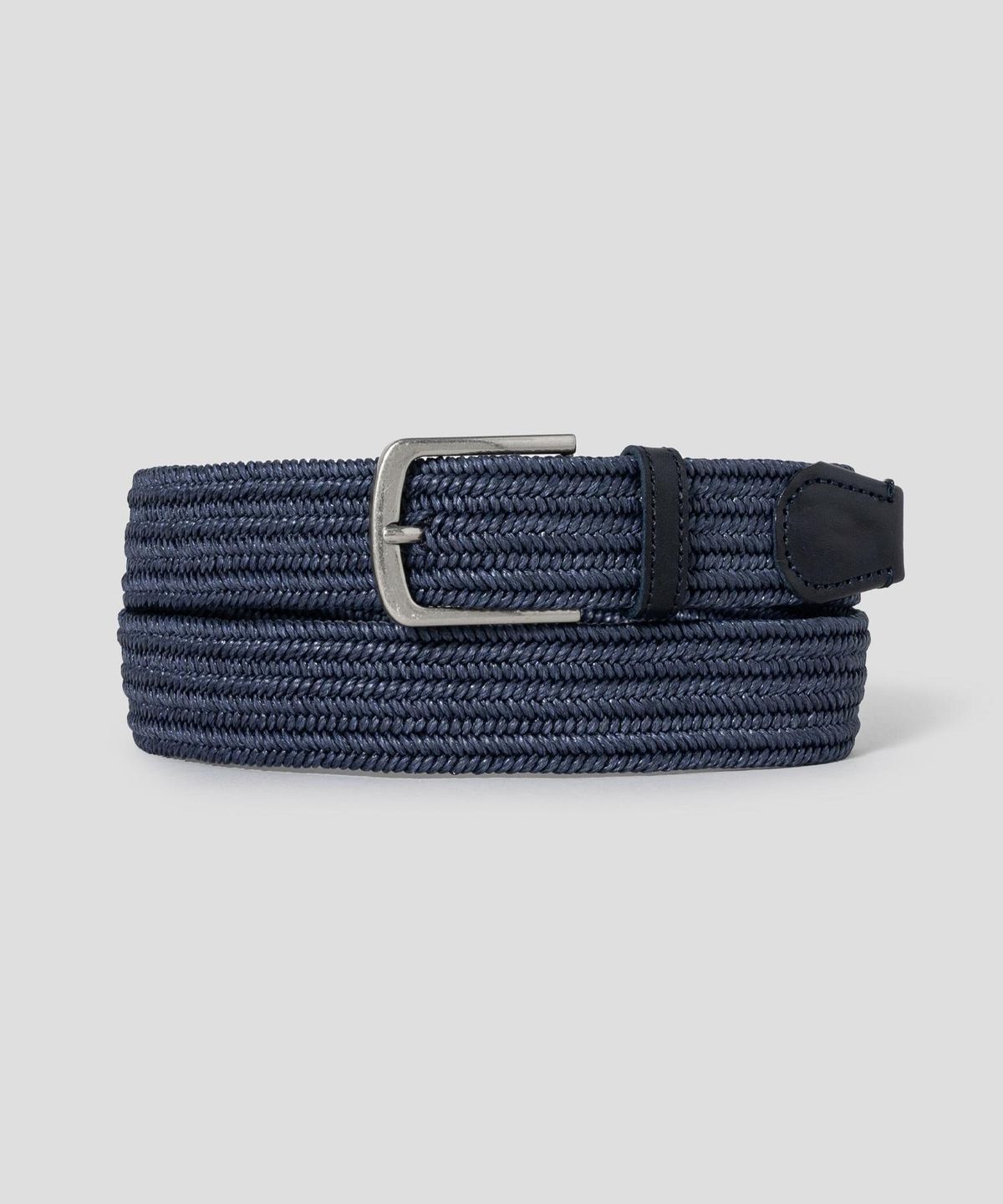 빈폴 액세서리(BEANPOLE ACCESSORY) 엘라스틱 캐주얼 버클 벨트 - 네이비