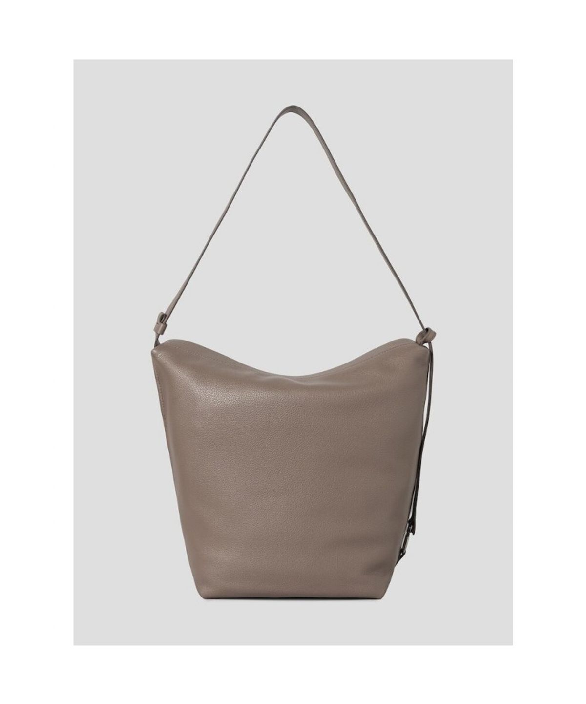 빈폴 액세서리(BEANPOLE ACCESSORY) 비엔 가죽 미디엄 슬라우치백 - 베이지