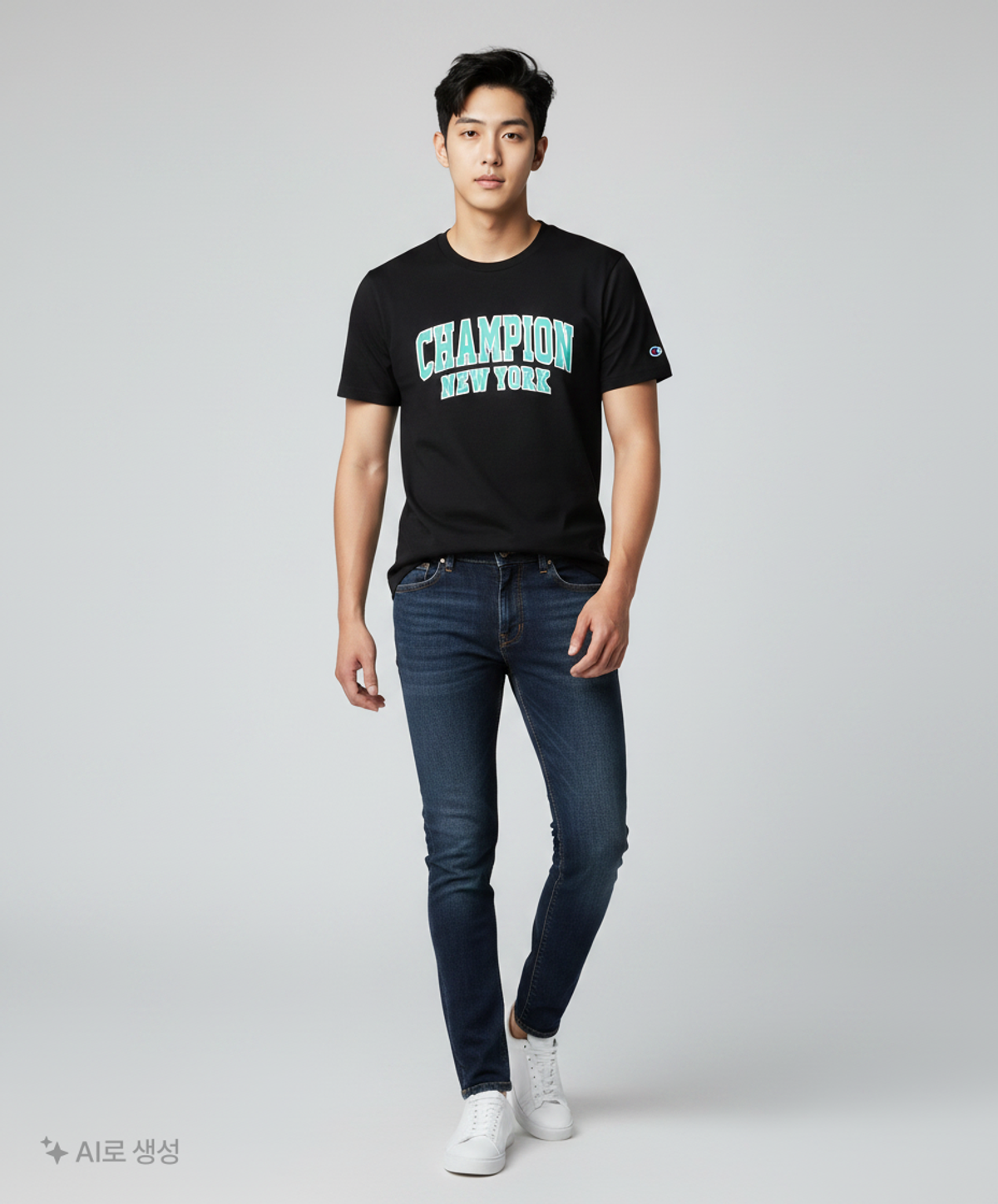 챔피온(CHAMPION) 반소매 티셔츠 L