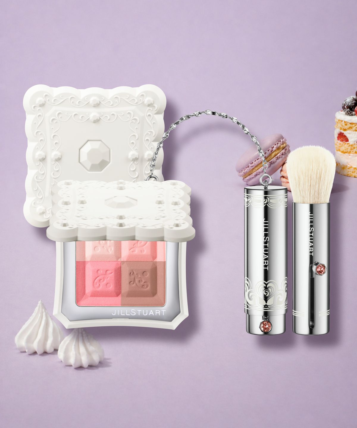 질스튜어트 뷰티(JILLSTUART BEAUTY) 쁘띠 파티셰리 믹스 블러쉬 컴팩트 9g (+ 파스텔 페탈 블러쉬)