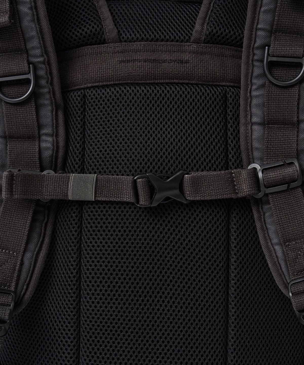 핍스 모터사이클(PHYPS MOTORCYCLE) Washed Field Backpack Charcoal