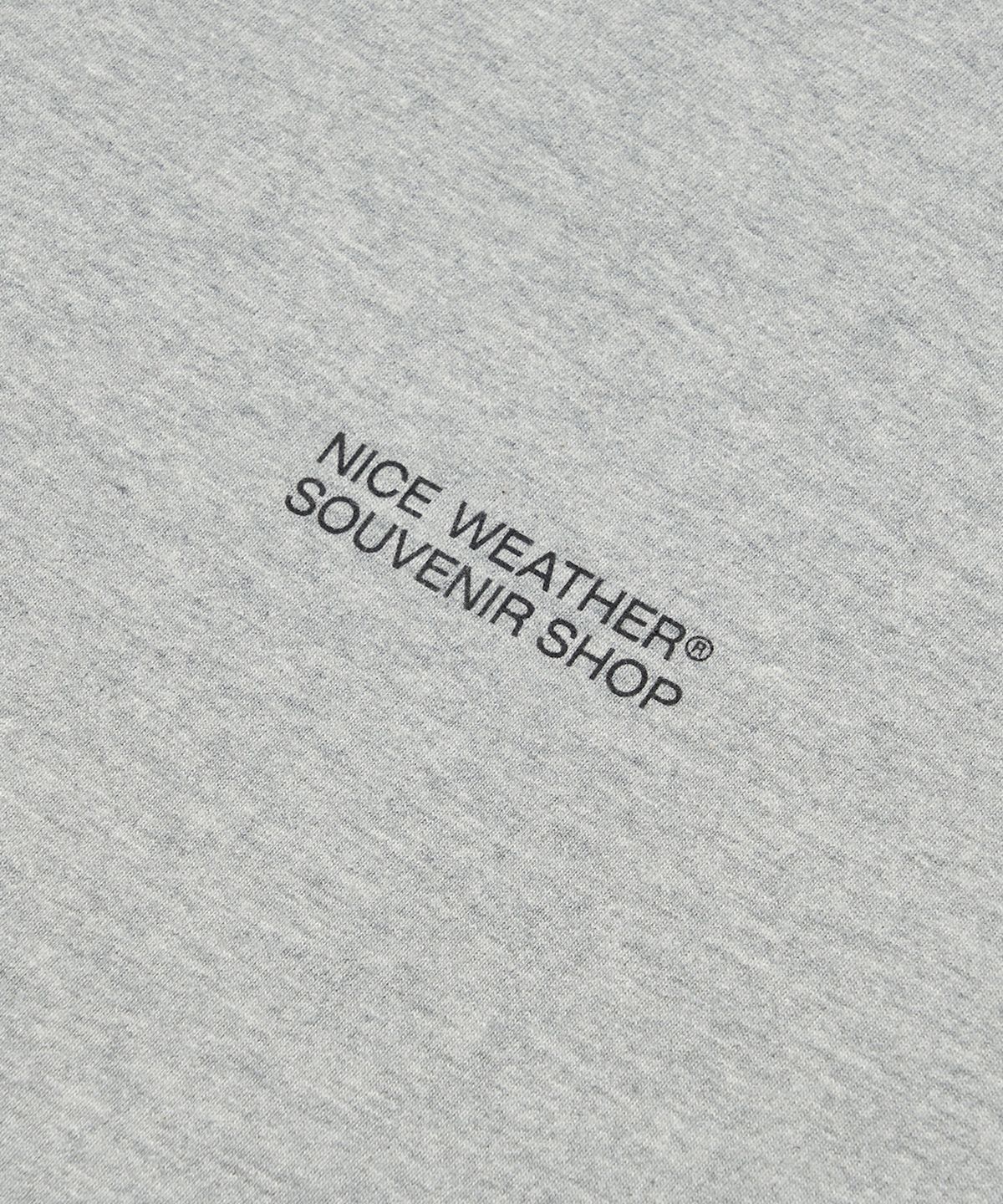 나이스웨더(NICEWEATHER) 위 아 굿 캠페인 티셔츠 (멜란지 그레이)