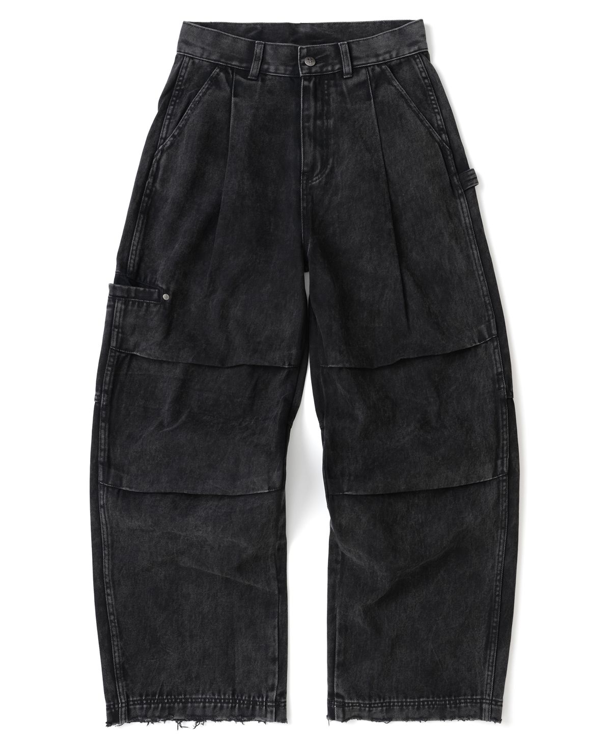 낫포너드(NOT4NERD) Parachute Washed Twill Pants - Black