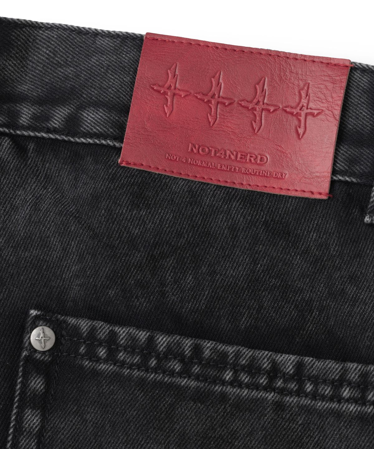 낫포너드(NOT4NERD) Parachute Washed Twill Pants - Black
