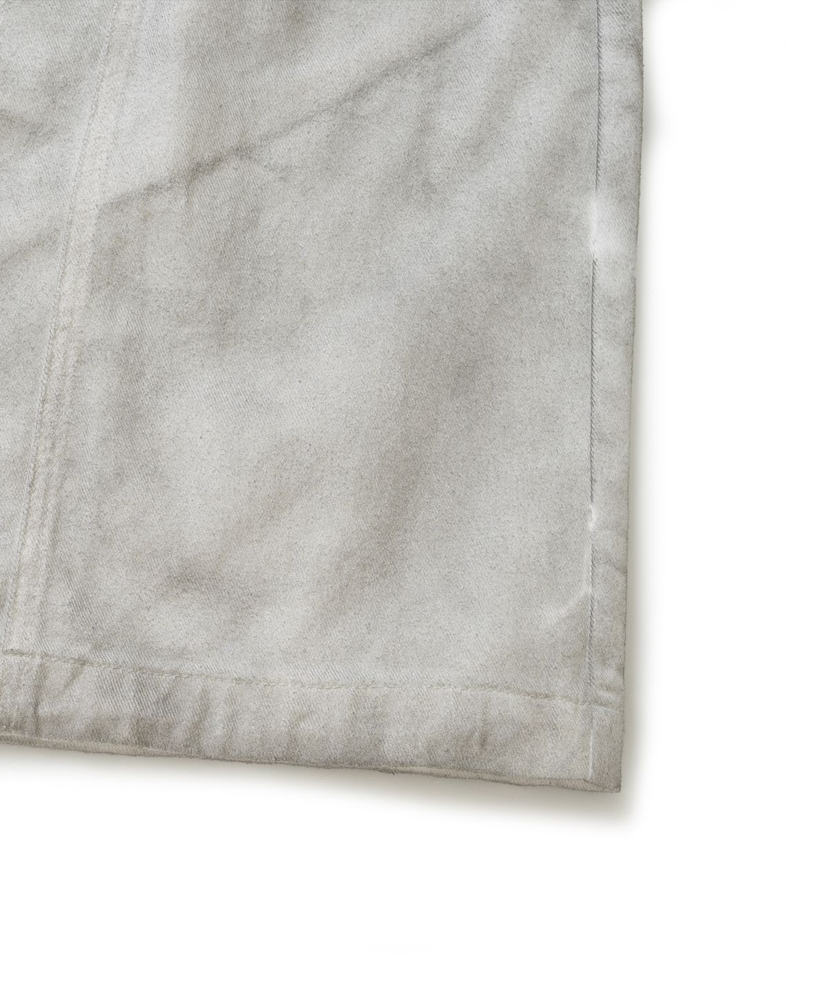 낫포너드(NOT4NERD) Stud Panel Wide Denim Pants - Ivory