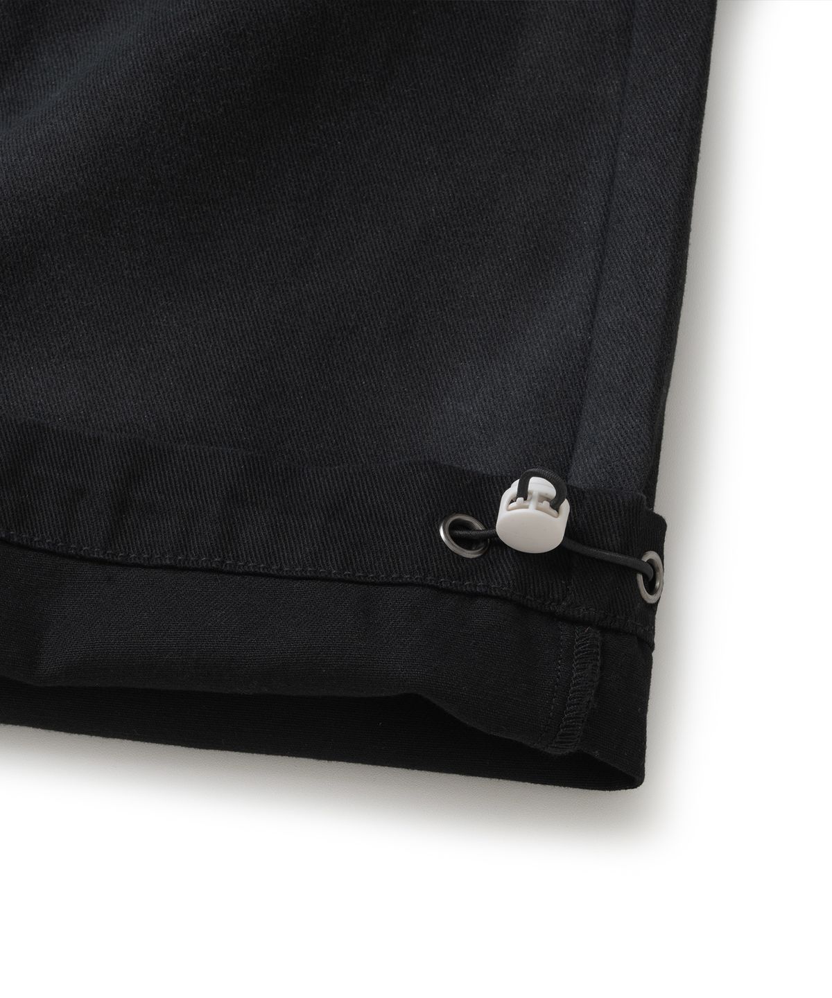 낫포너드(NOT4NERD) Stud Panel Wide Denim Pants - Black