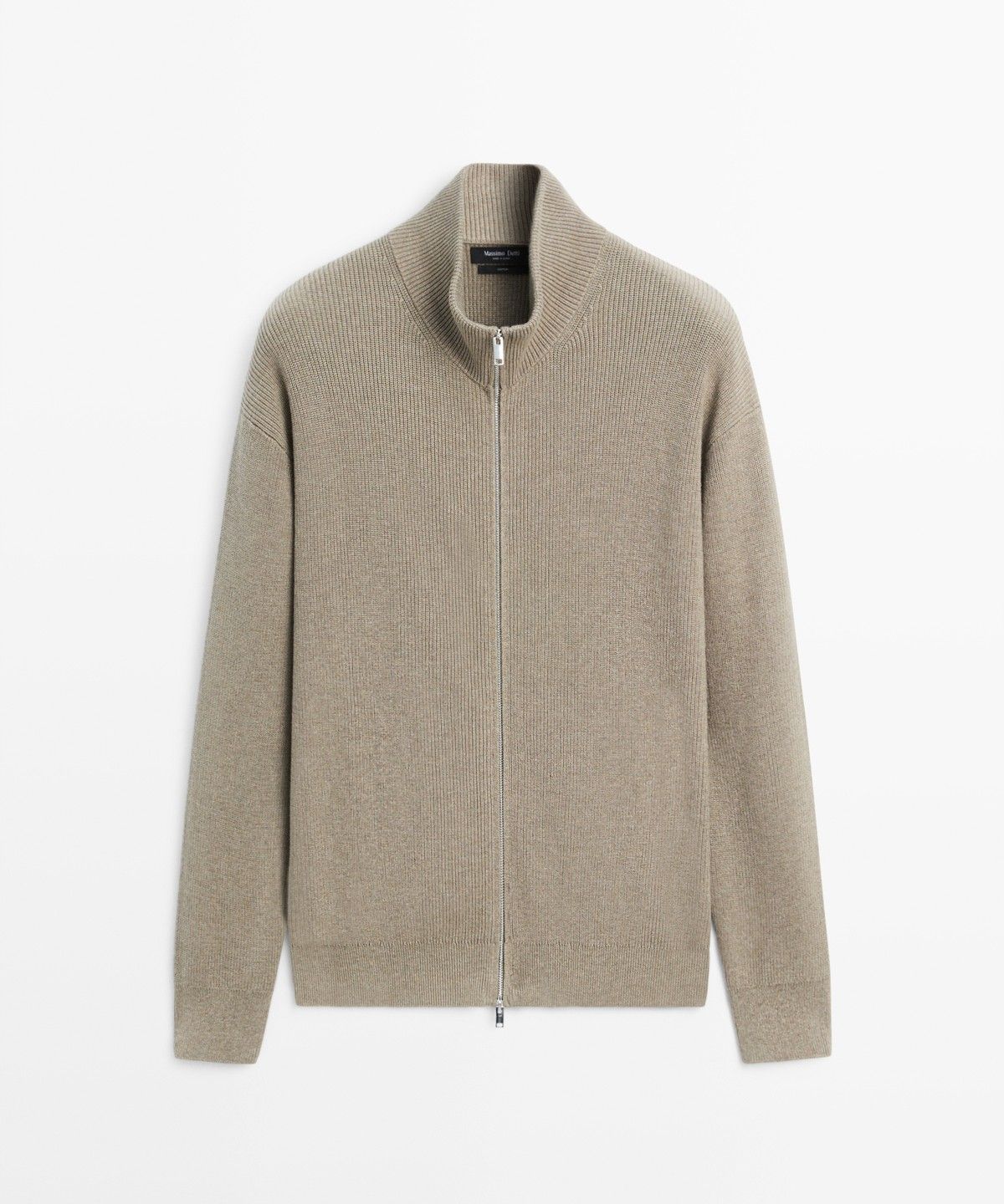 마시모두띠(MASSIMO DUTTI) 100% 코튼 골지 니트 가디건