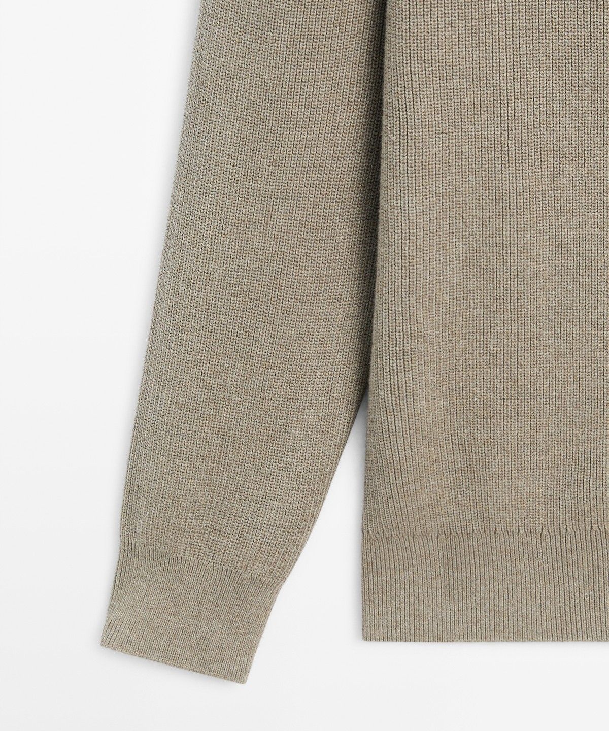 마시모두띠(MASSIMO DUTTI) 100% 코튼 골지 니트 가디건