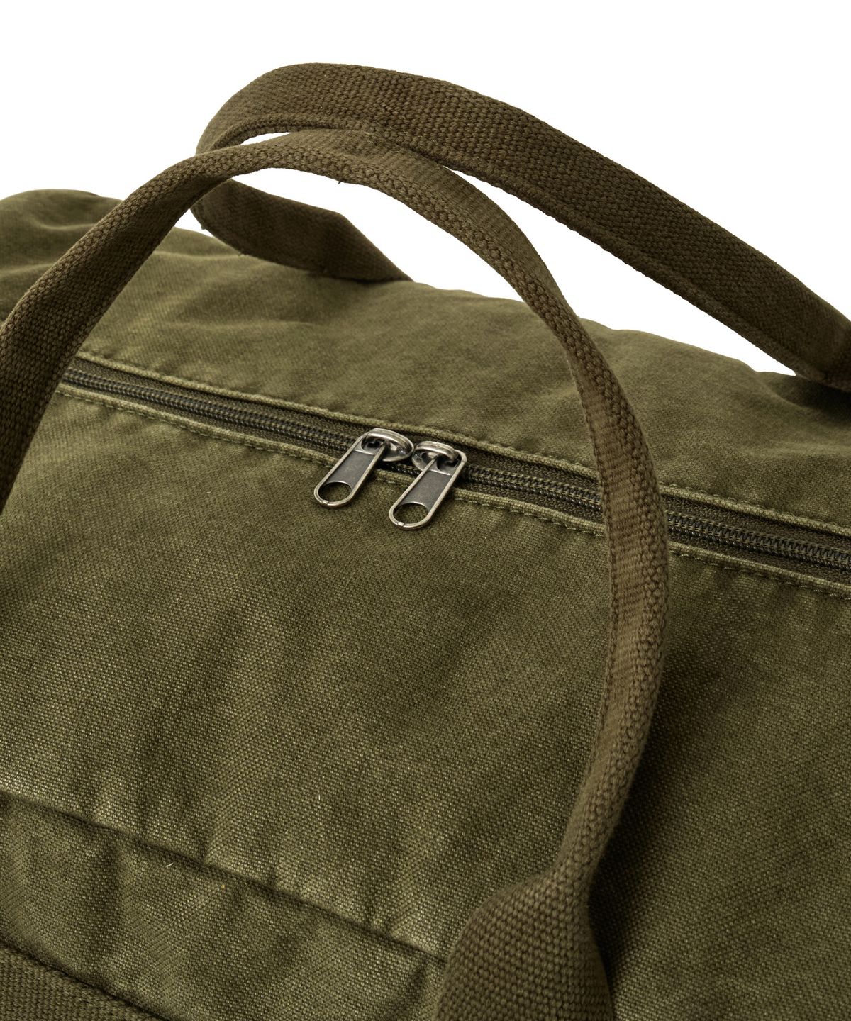 핍스 모터사이클(PHYPS MOTORCYCLE) Washed Field Duffle Bag Khaki