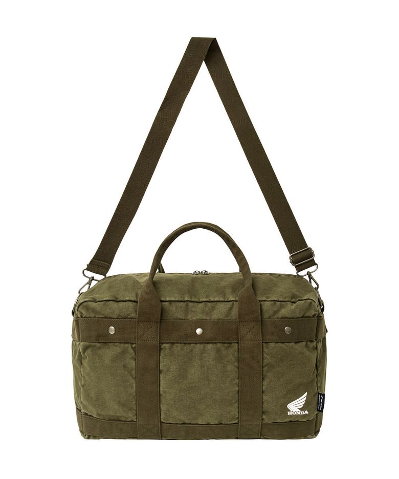 Washed Field Duffle Bag Khaki