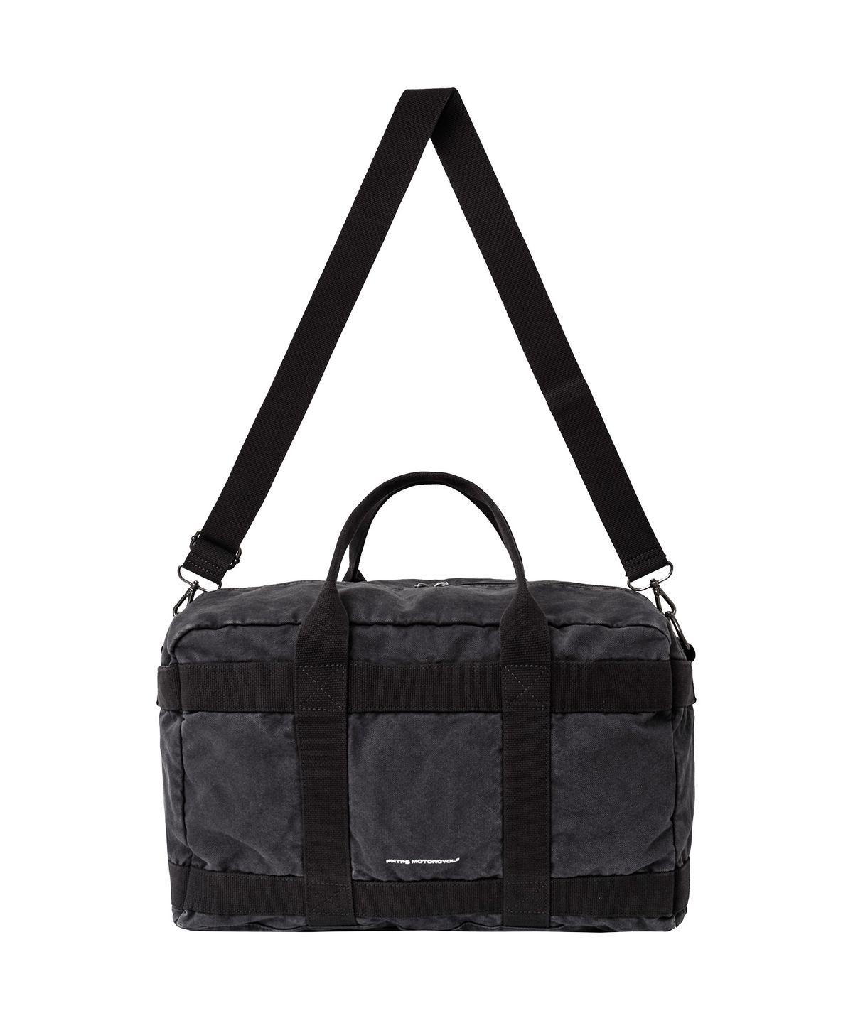 핍스 모터사이클(PHYPS MOTORCYCLE) Washed Field Duffle Bag Charcoal