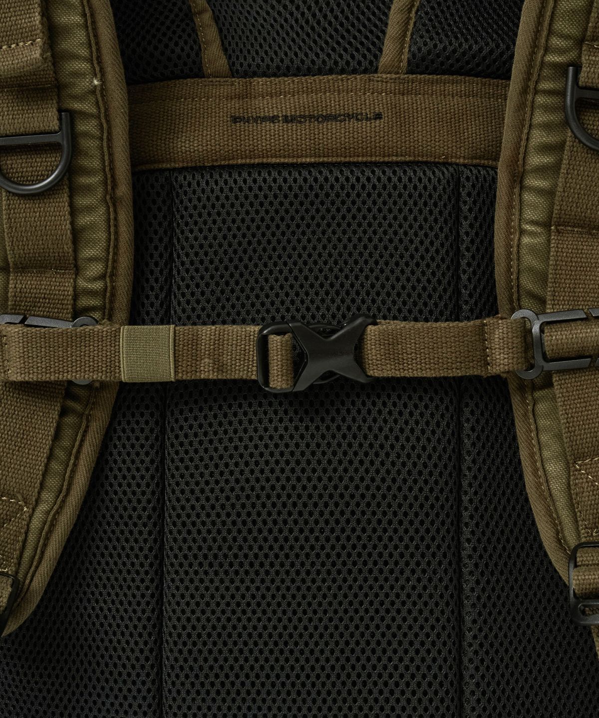 핍스 모터사이클(PHYPS MOTORCYCLE) Washed Field Backpack Khaki