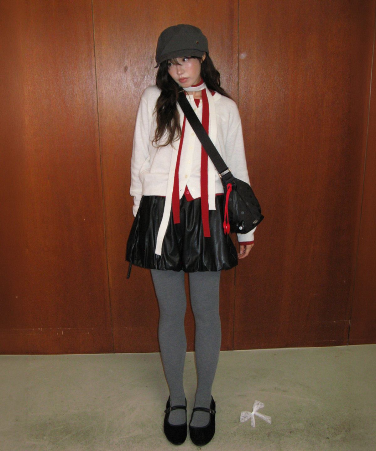 론론(RONRON) BASIC WOOL ARCHIVE CARDIGAN IVORY