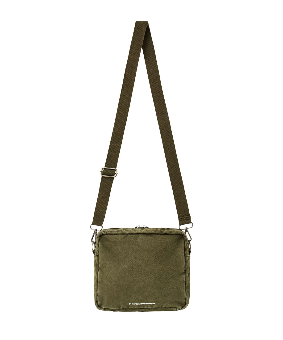 핍스 모터사이클(PHYPS MOTORCYCLE) Washed Field Mini Cross Bag Khaki