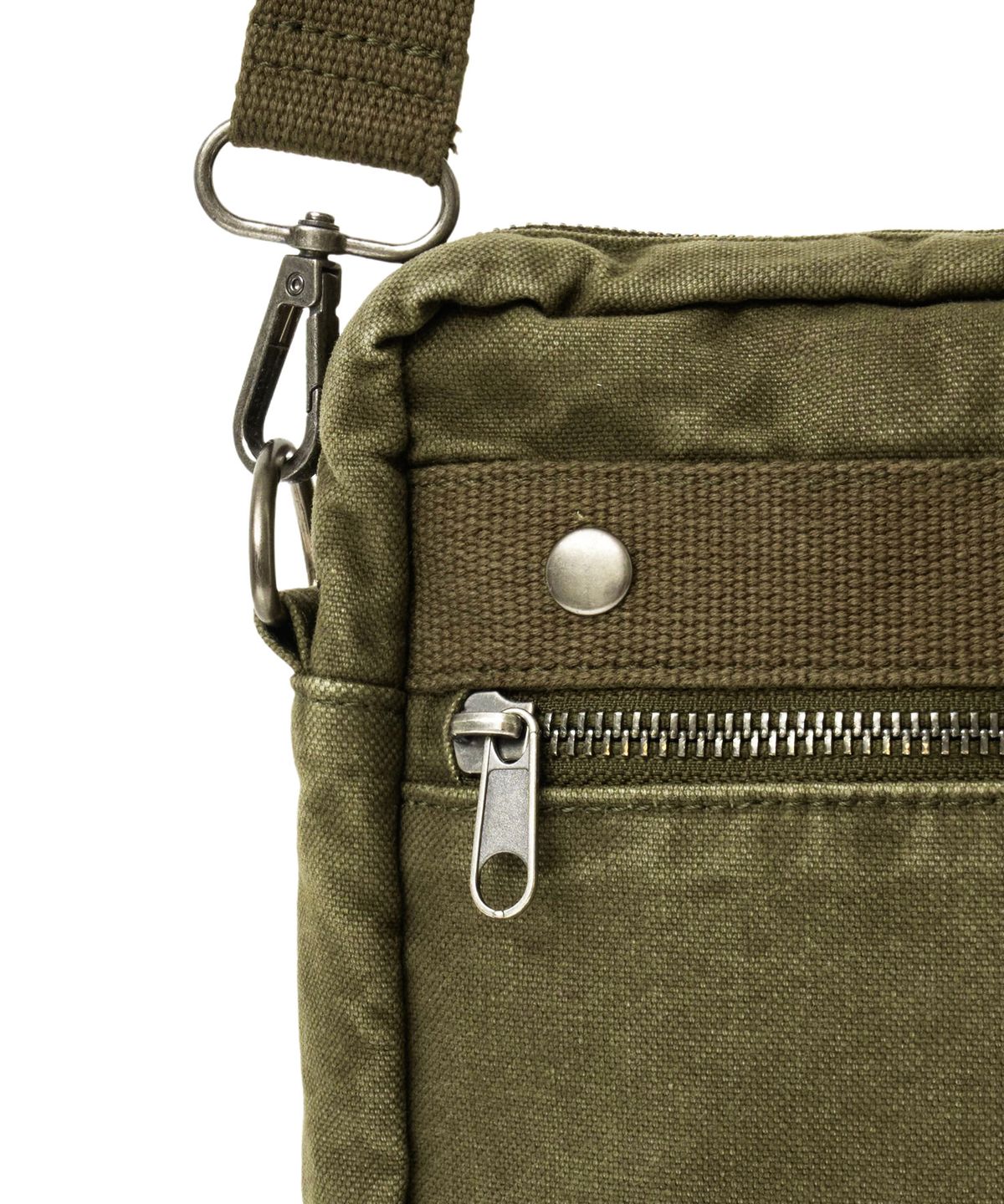 핍스 모터사이클(PHYPS MOTORCYCLE) Washed Field Mini Cross Bag Khaki