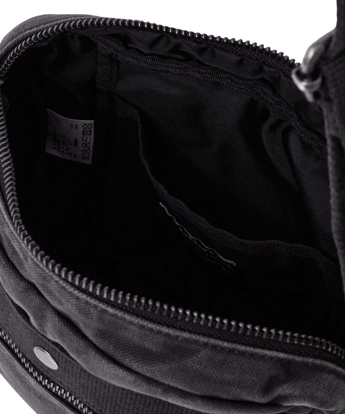 핍스 모터사이클(PHYPS MOTORCYCLE) Washed Field Mini Cross Bag Charcoal